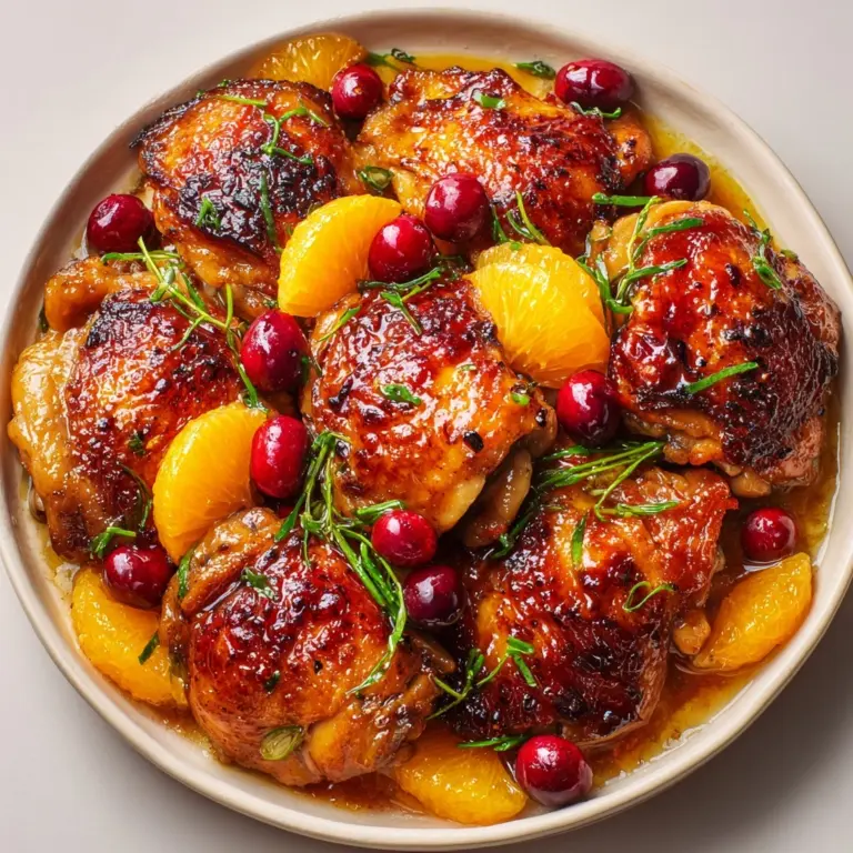 Cranberry Orange Chicken Recipe