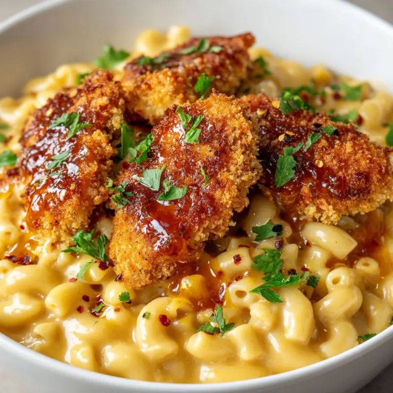 Honey Pepper Chicken Mac and Cheese Recipe