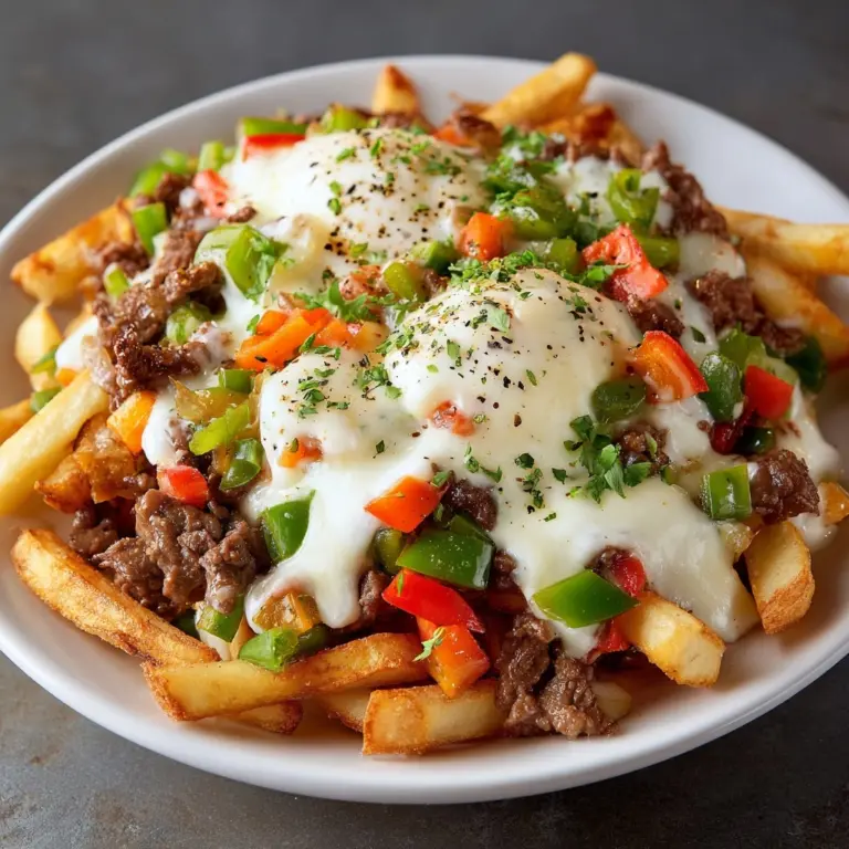 Philly Cheesesteak Fries Recipe