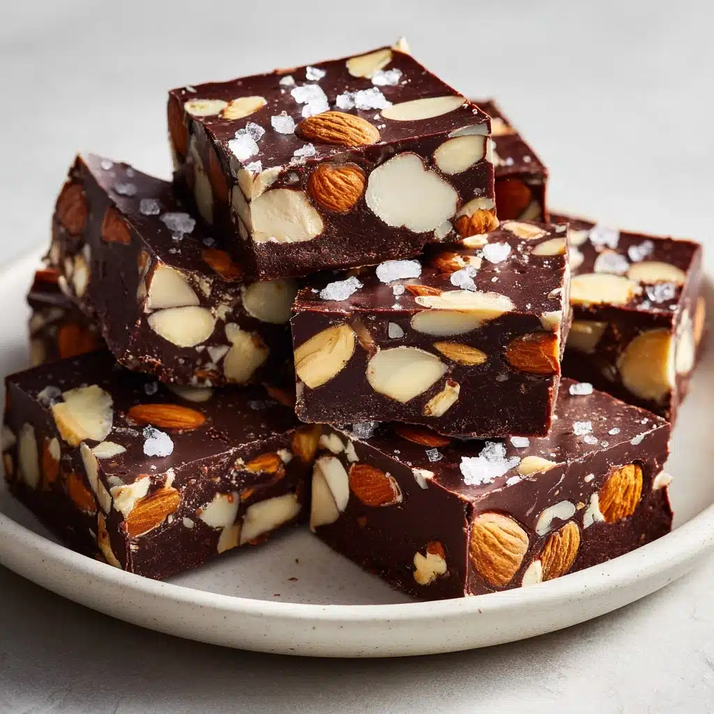 Dark Chocolate and Sea Salt Nut Bars Recipe - Recipe Image