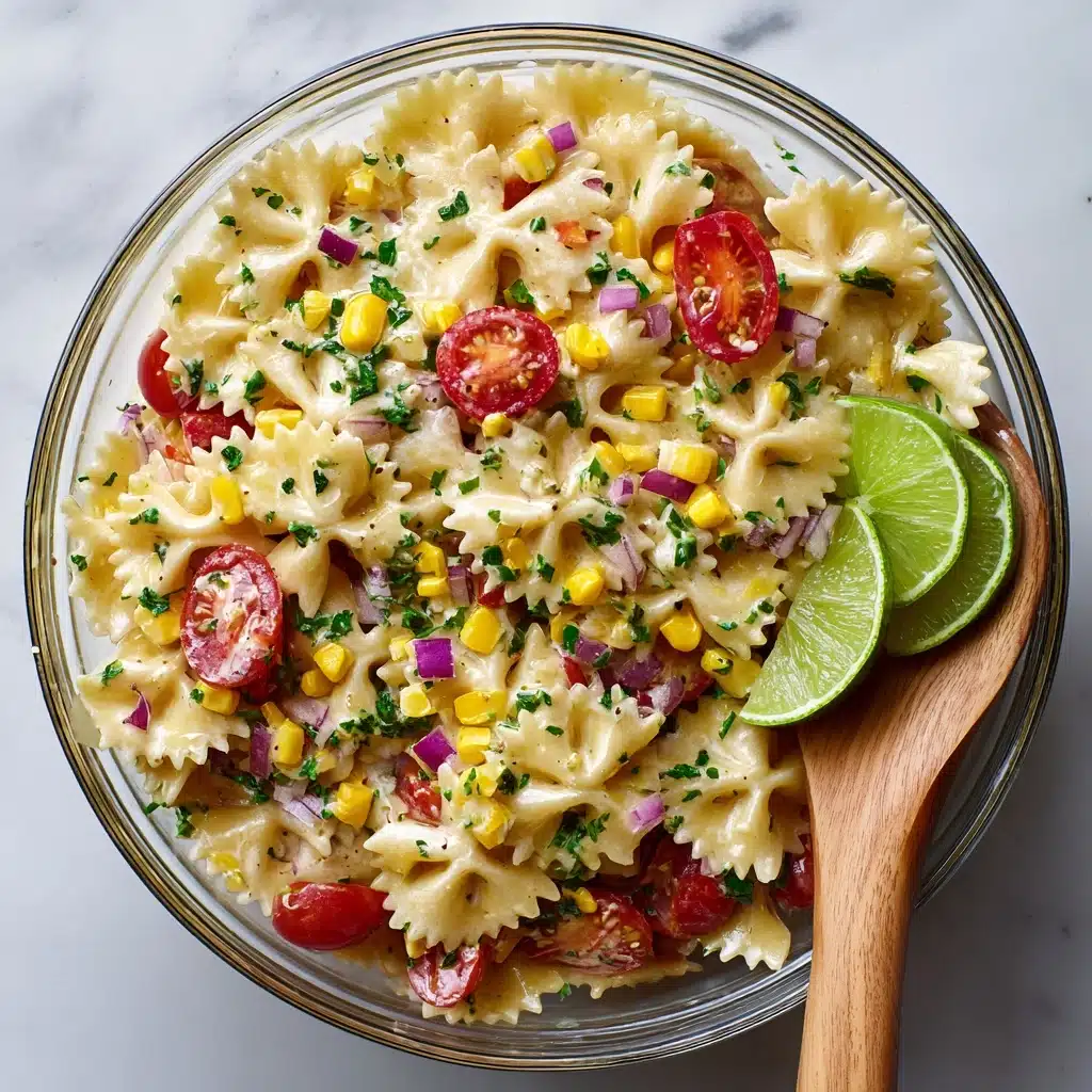 Cilantro Lime Pasta Salad Recipe - Recipe Image