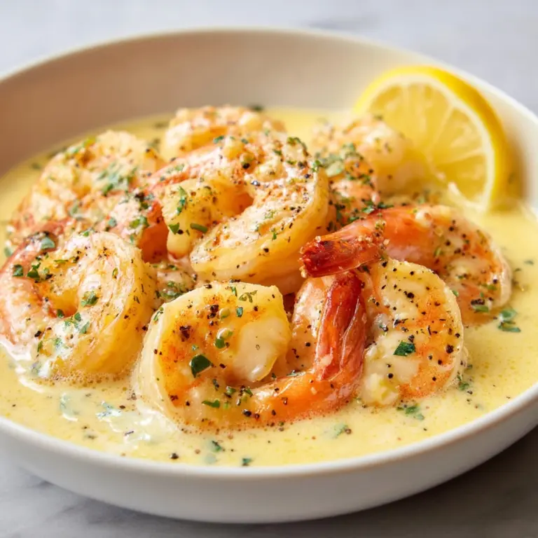 Creamy Garlic Shrimp Recipe