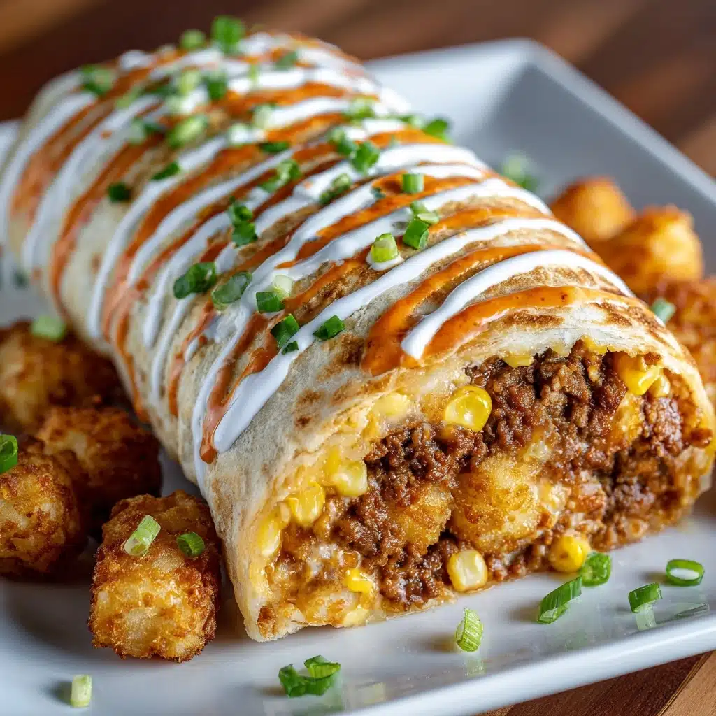 Cheesy Potato Burritos Recipe - Recipe Image