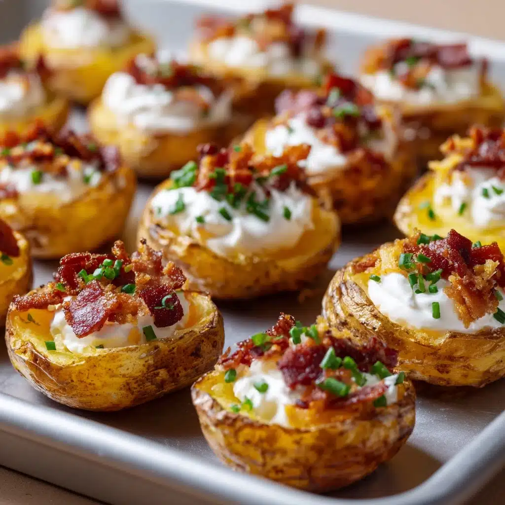 Mini Loaded Baked Potatoes Recipe - Recipe Image