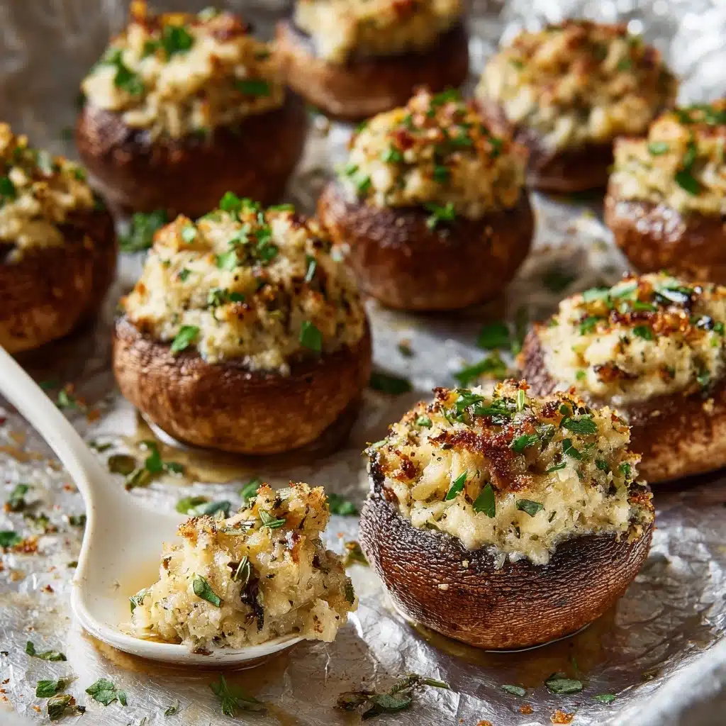 Chicken Stuffed Mushrooms Recipe - Recipe Image