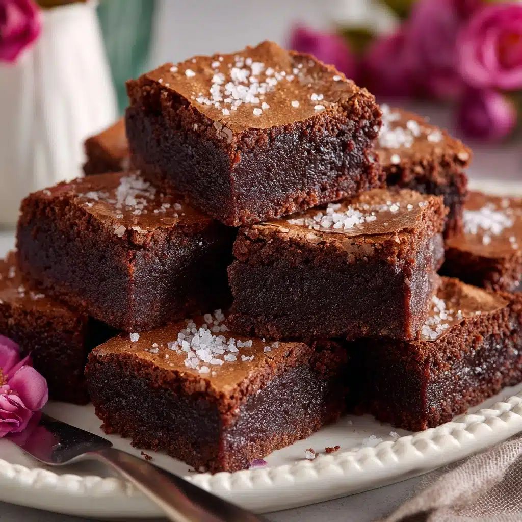 Brown Butter Crinkle Top Brownies Recipe - Recipe Image