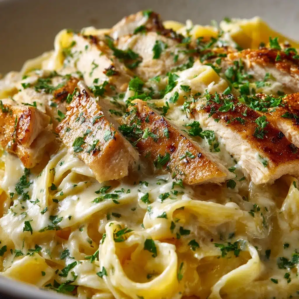 Garlic Parmesan Chicken Pasta Recipe - Recipe Image