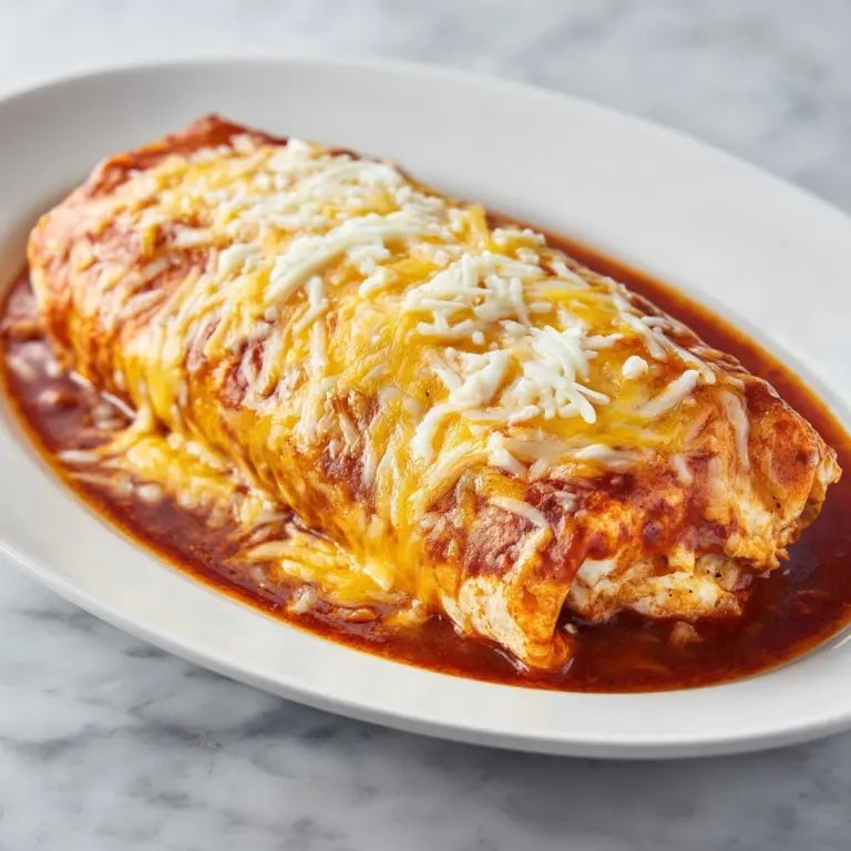 Cheesy Enchilada Burritos Recipe