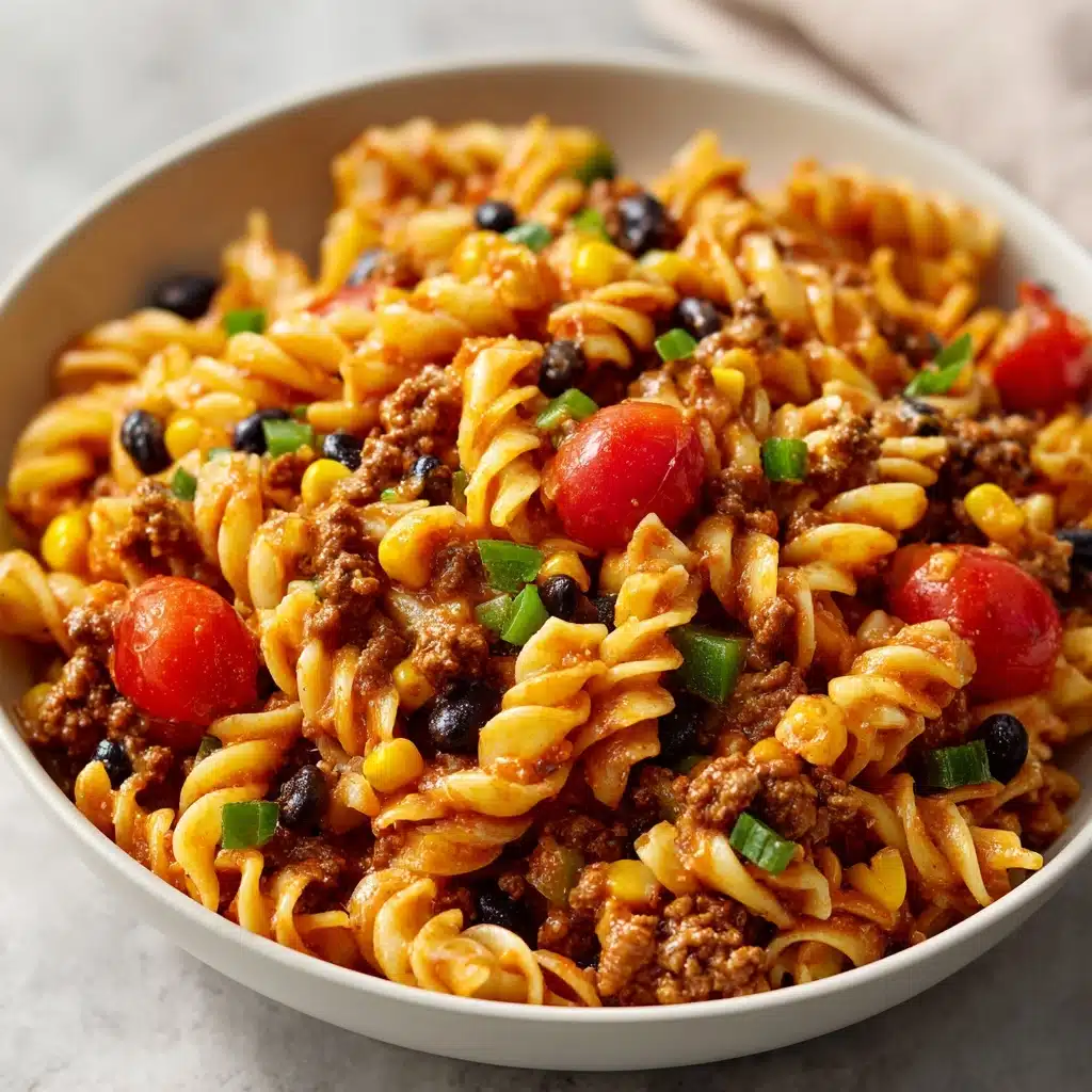 Zesty Cowboy Pasta Salad Recipe - Recipe Image