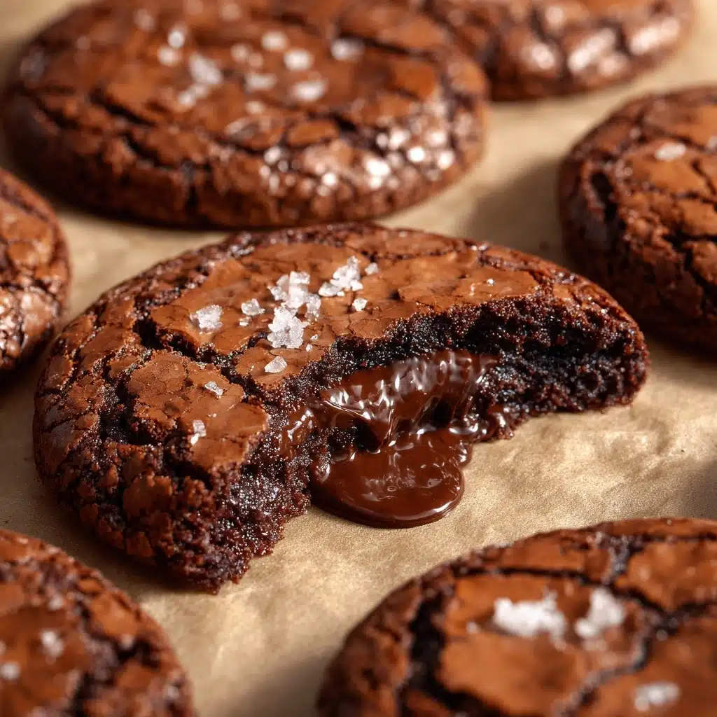 Chewy Double Chocolate Brookies Recipe - Recipe Image