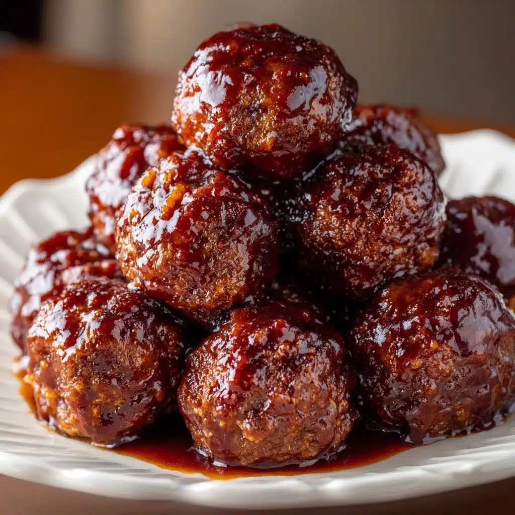 Crock Pot Cheddar BBQ Meatballs Recipe - Recipe Image