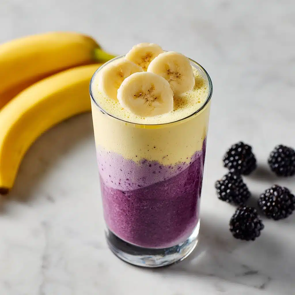 Blackberry Banana Protein Smoothie Recipe - Recipe Image