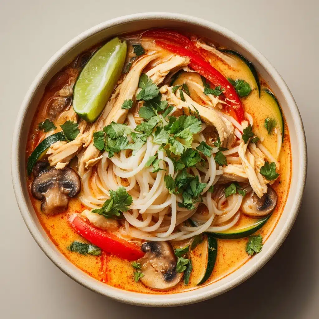 Easy Thai Chicken Curry Soup Recipe - Recipe Image