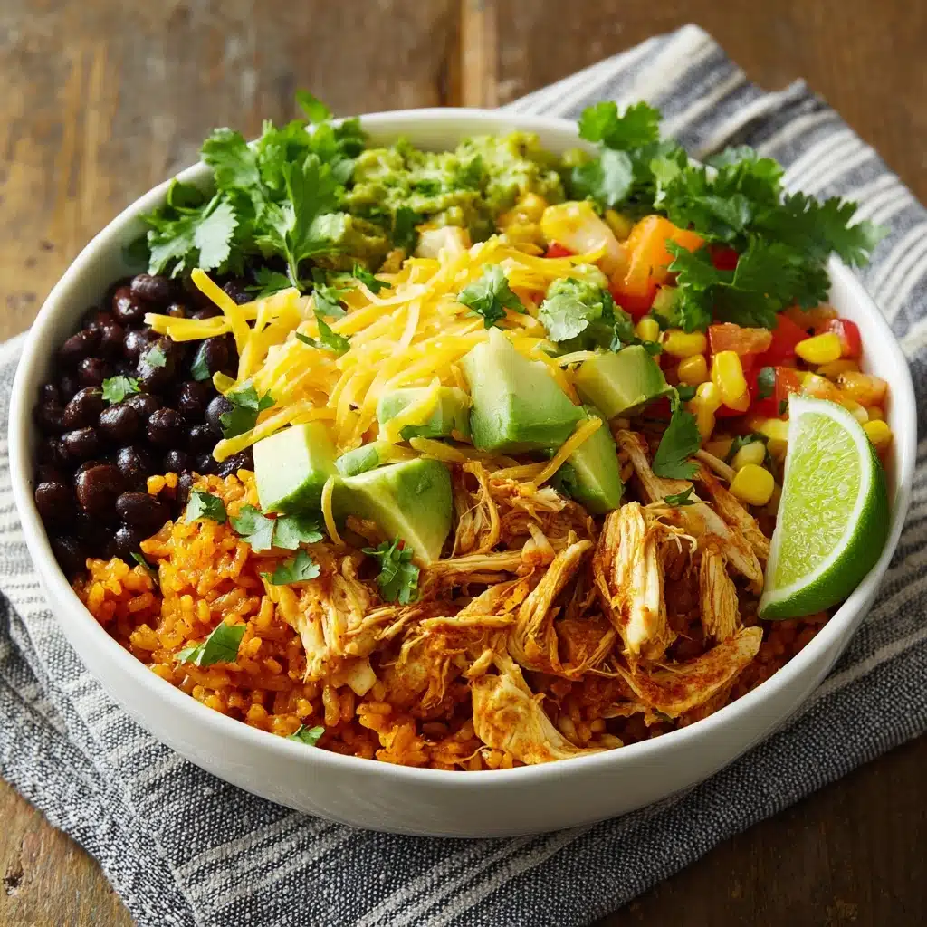 Instant Pot Weeknight Chicken and Rice Burrito Bowls Recipe