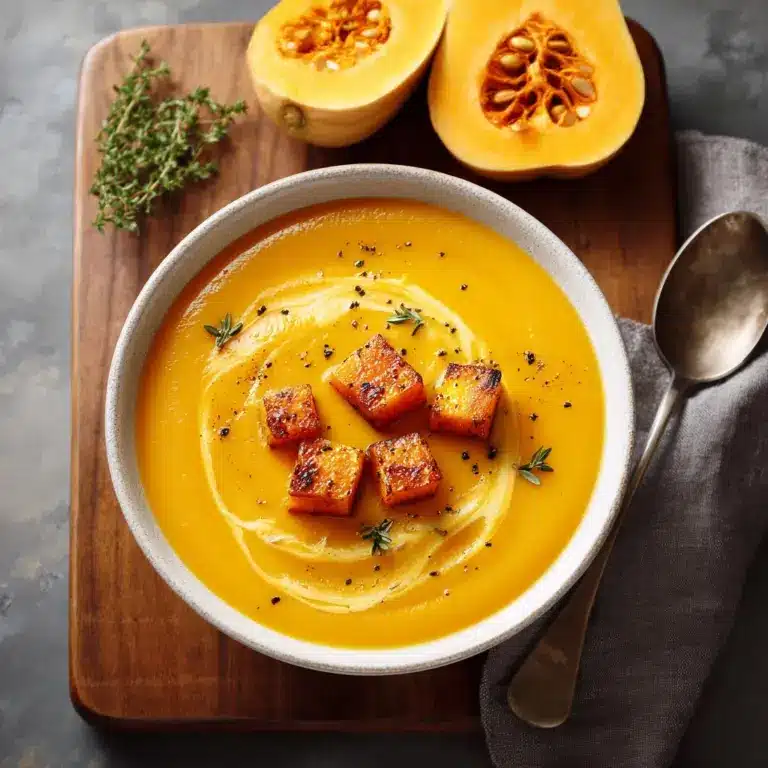 Roasted Butternut Squash Soup Recipe