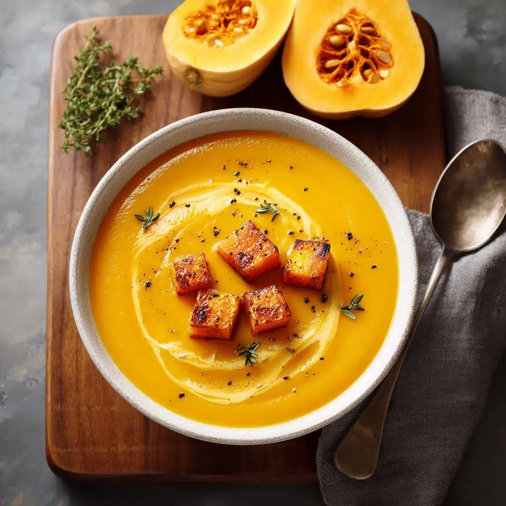 Roasted Butternut Squash Soup Recipe