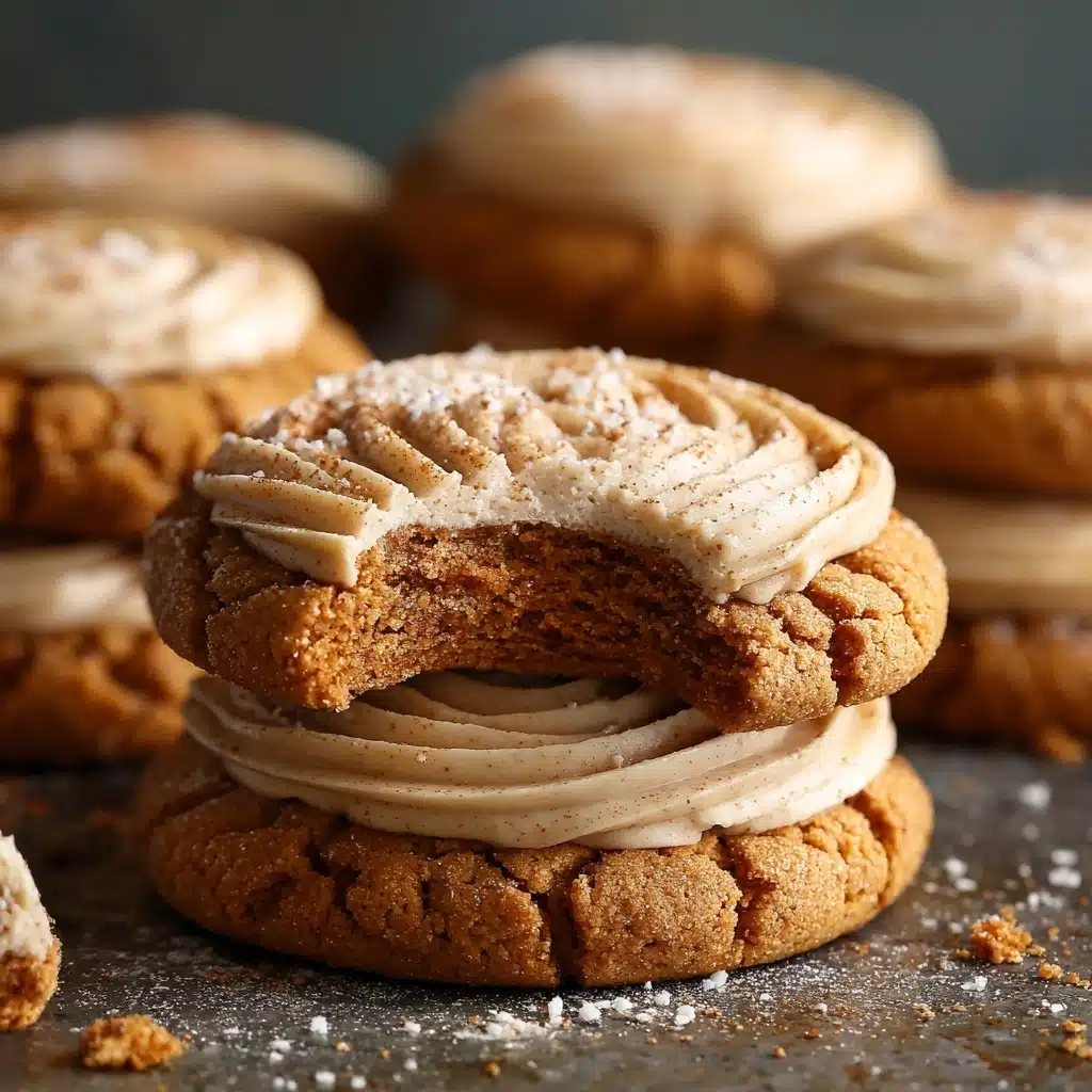 Soft Pumpkin Cookies with Salted Maple Frosting Recipe - Recipe Image