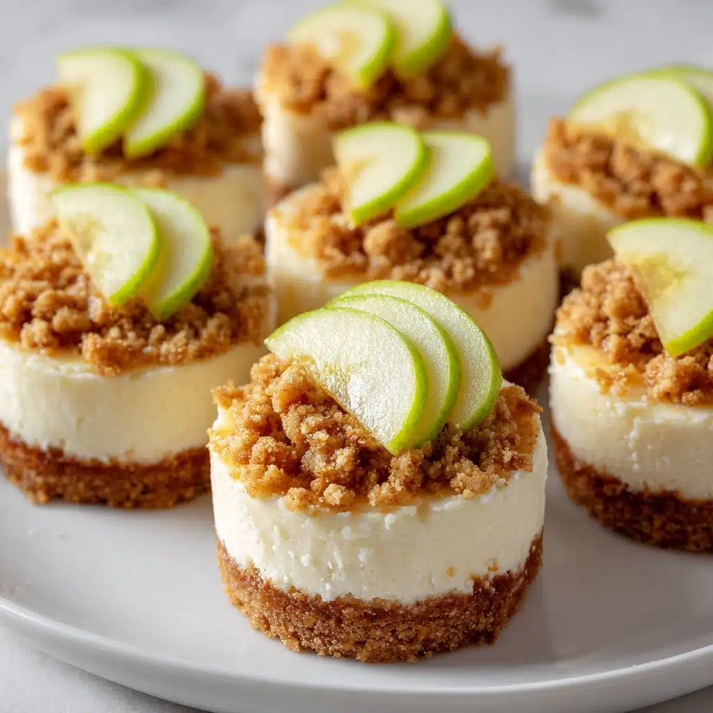 Apple Crisp Mini Cheesecakes Recipe