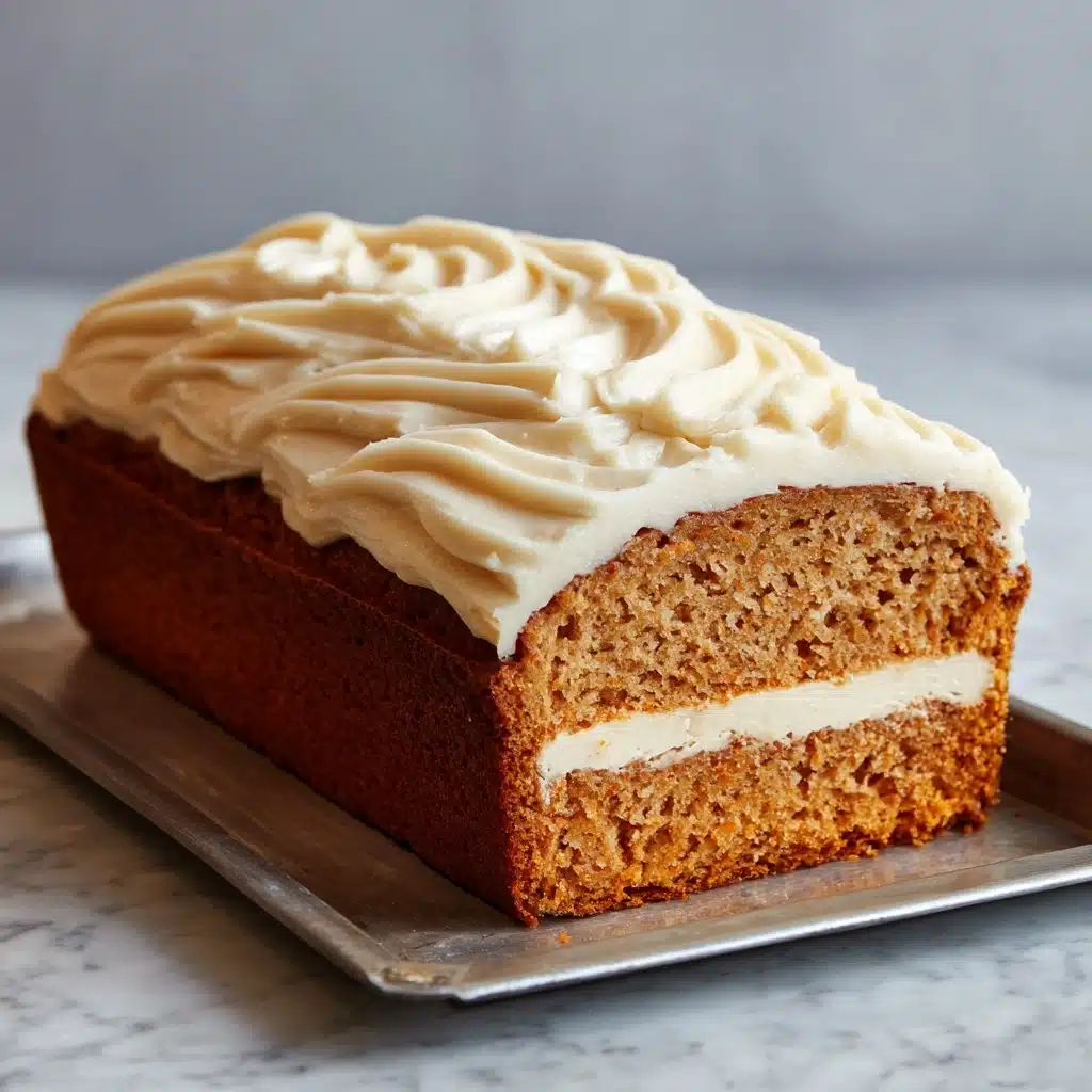 Pumpkin Bread with Cream Cheese Frosting Recipe - Recipe Image