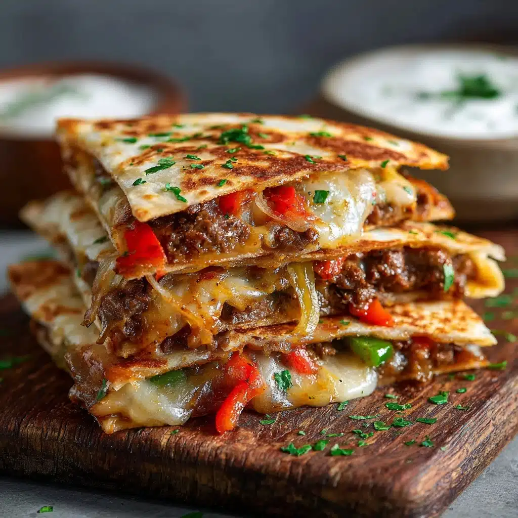 Philly Cheesesteak Quesadilla Recipe
