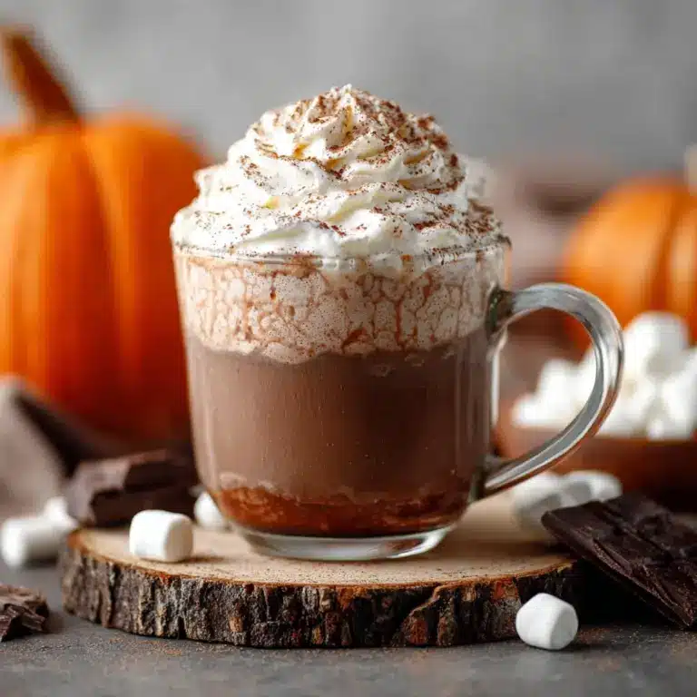Pumpkin Hot Chocolate Recipe