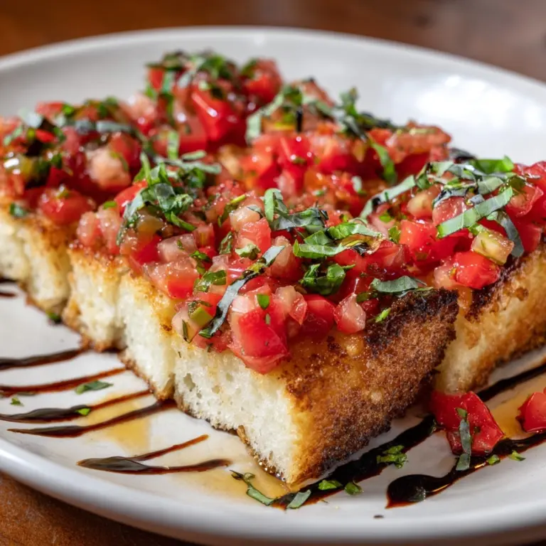 Easy Bruschetta Recipe