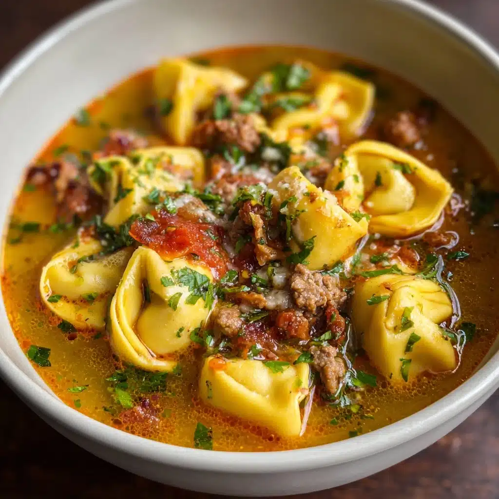 Slow Cooker Tomato Tortellini Soup Recipe