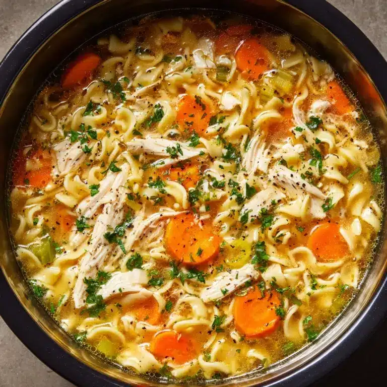 Crockpot Chicken Noodle Soup Recipe