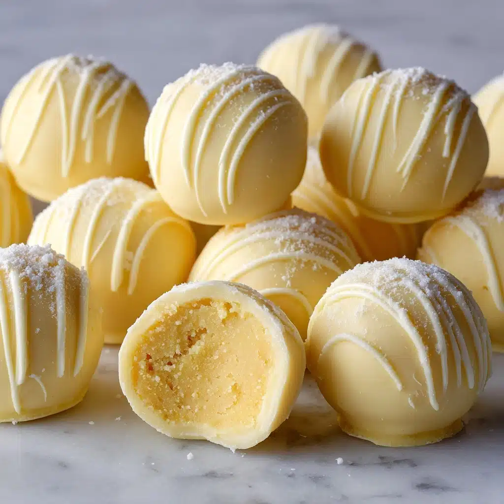 White Chocolate Lemon Truffles Recipe