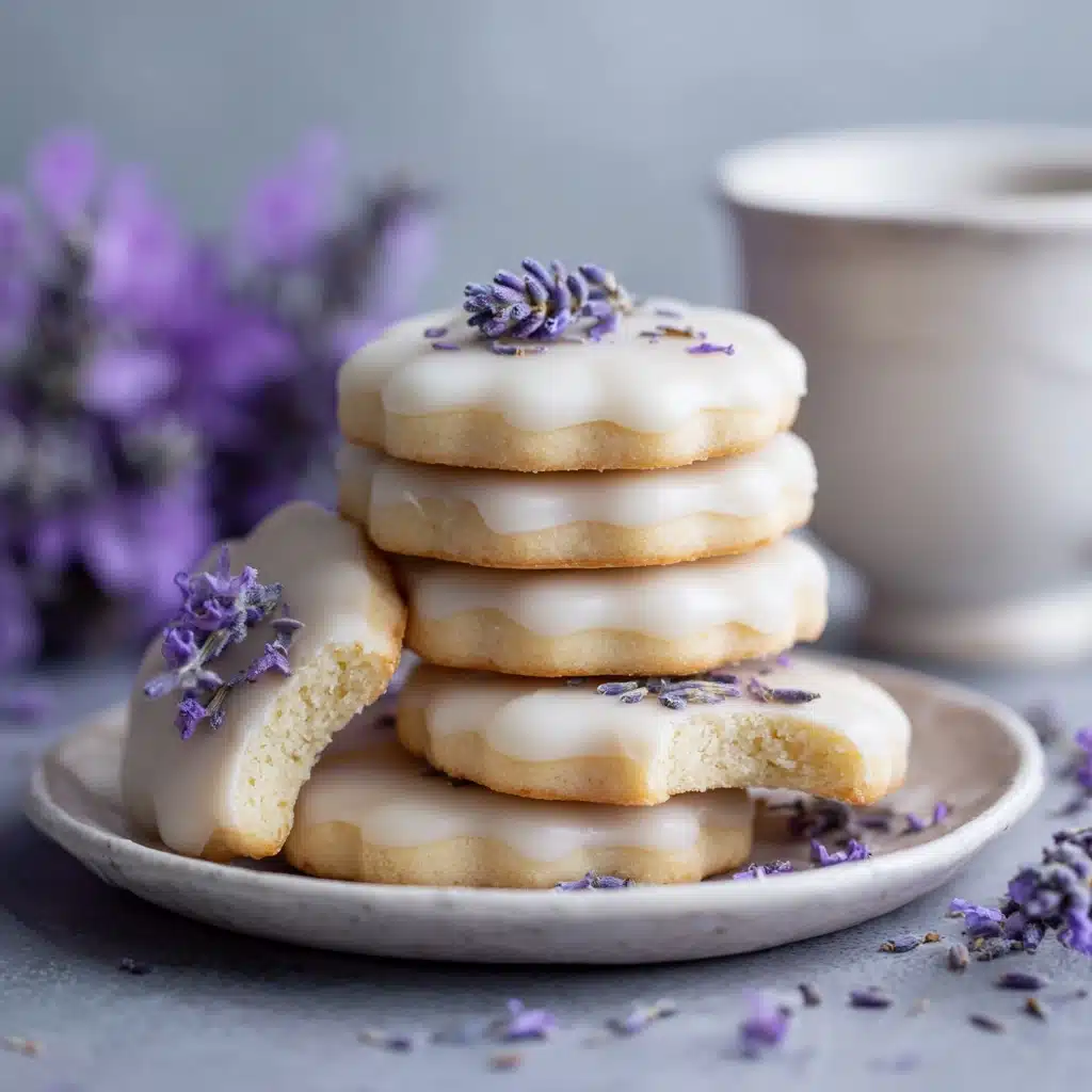 Lavender Shortbread Cookies Recipe - Recipe Image