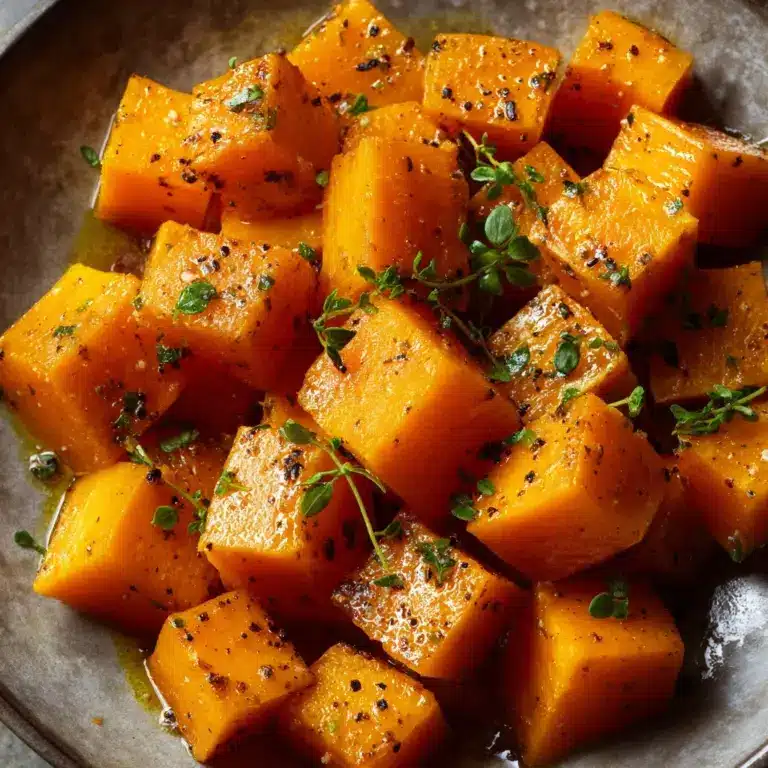 Honey Roasted Butternut Squash Recipe