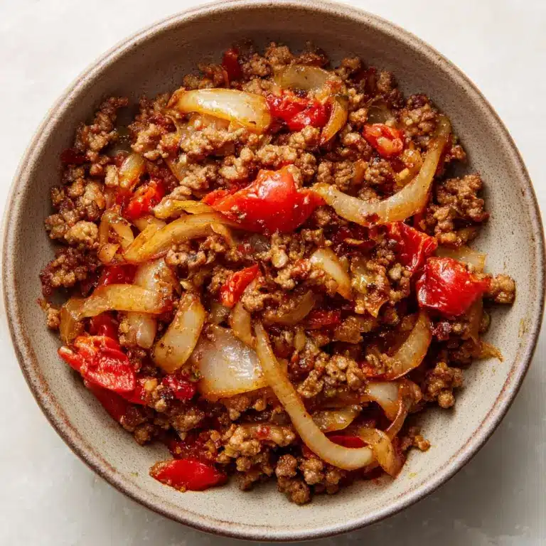 Cabbage and Ground Beef Skillet Recipe