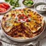 Taco Casserole with Tortillas Recipe