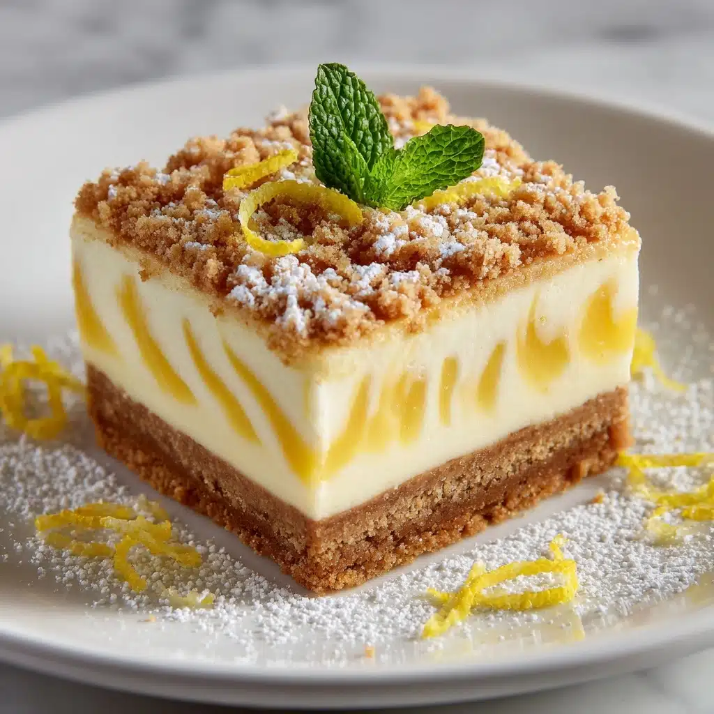 Lemon Cheesecake Bars Recipe - Recipe Image