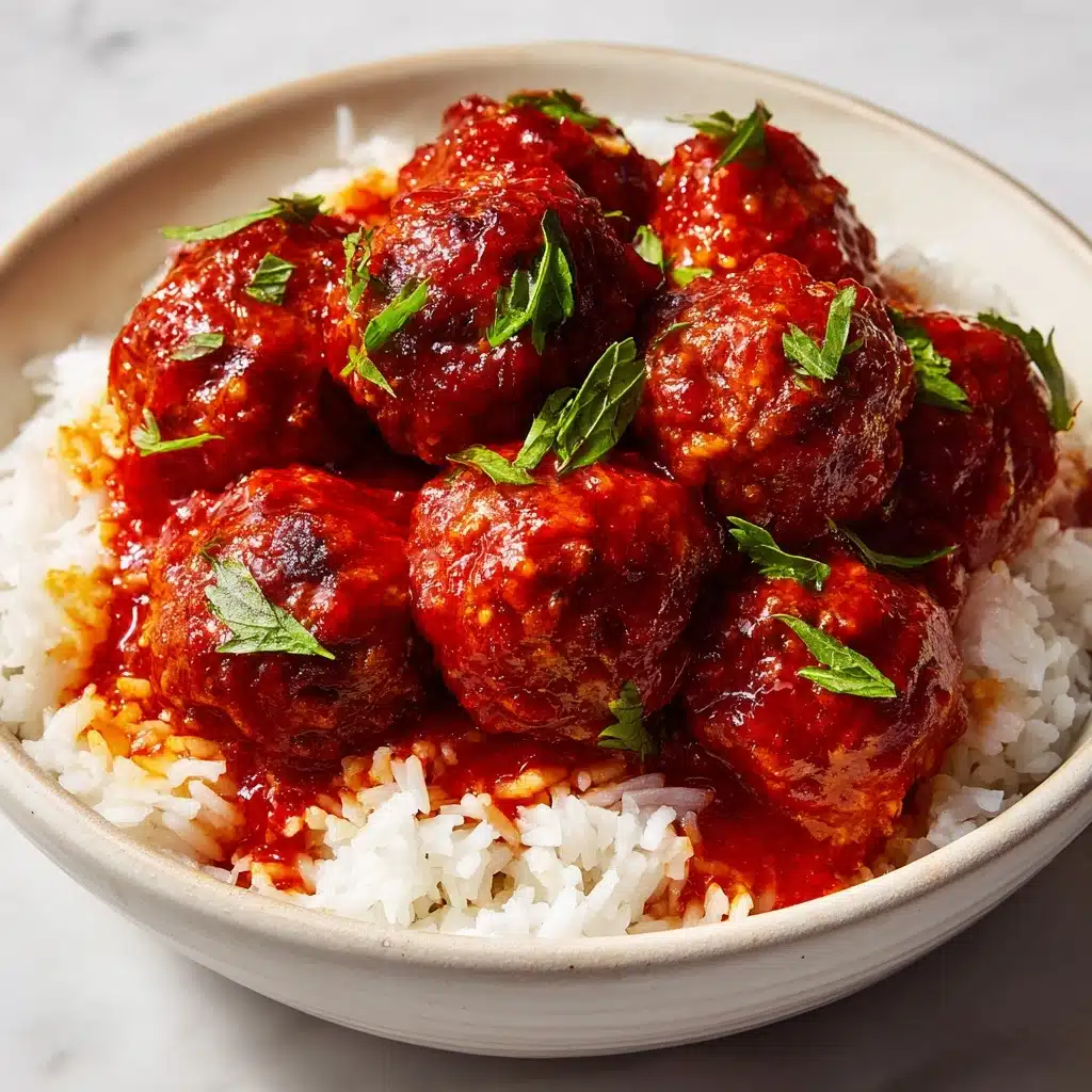 Crock Pot Apple Jelly Meatballs Recipe - Recipe Image