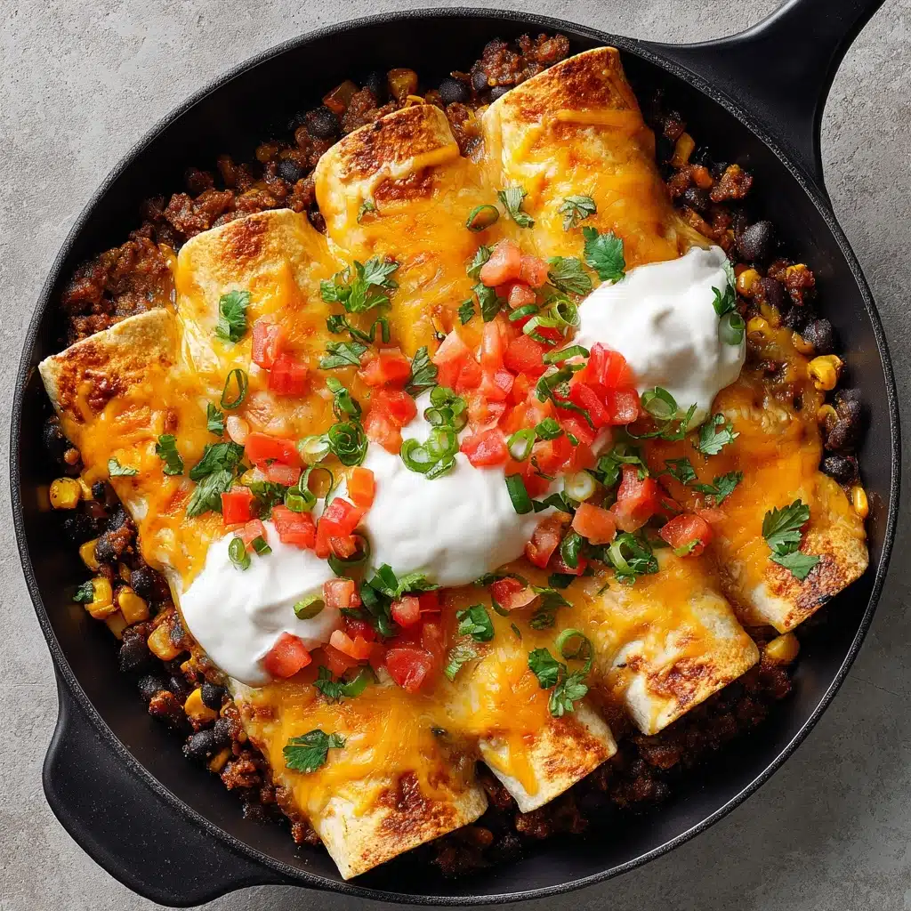 Beef Skillet Enchiladas Recipe - Recipe Image