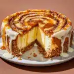 Cinnamon Roll Honeybun Cheesecake Recipe
