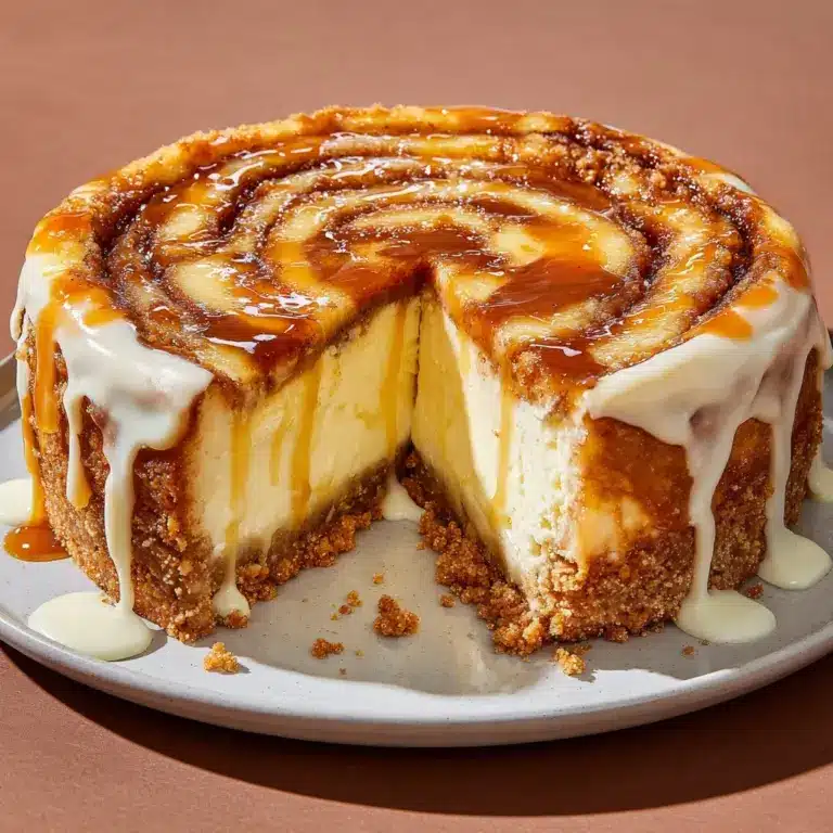 Cinnamon Roll Honeybun Cheesecake Recipe
