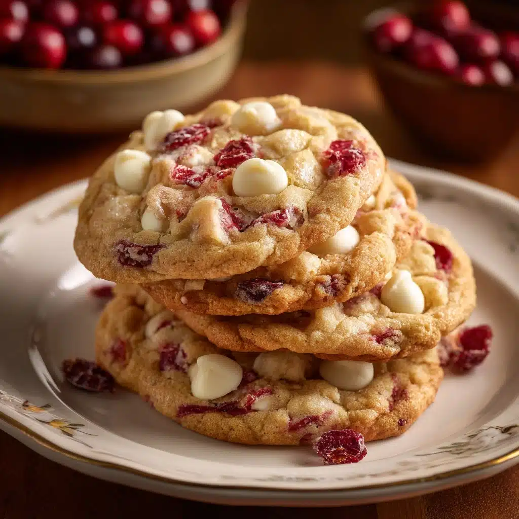 White Chocolate Cranberry Cookies Recipe - Recipe Image