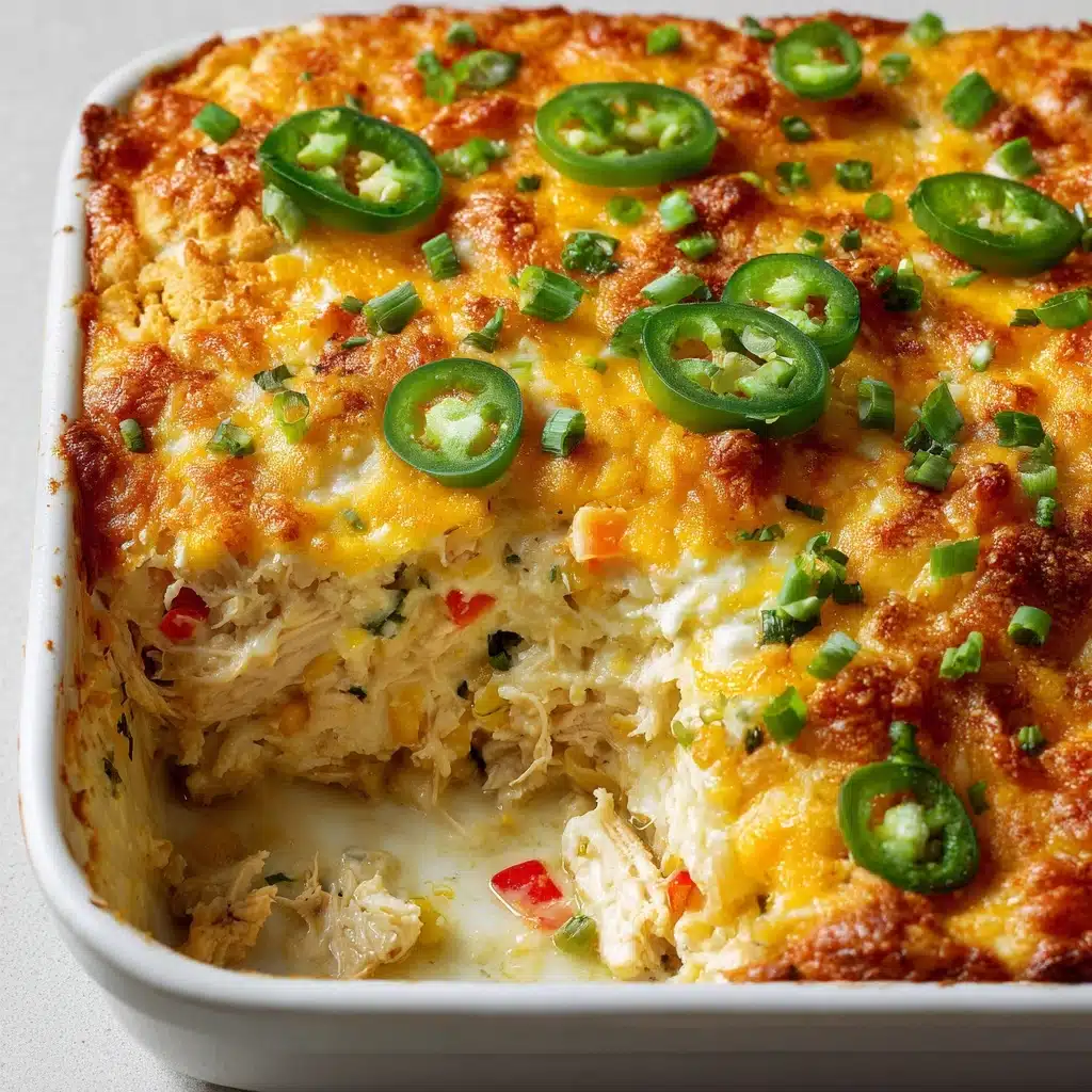 Jalapeño Buffalo Chicken Casserole Recipe - Recipe Image