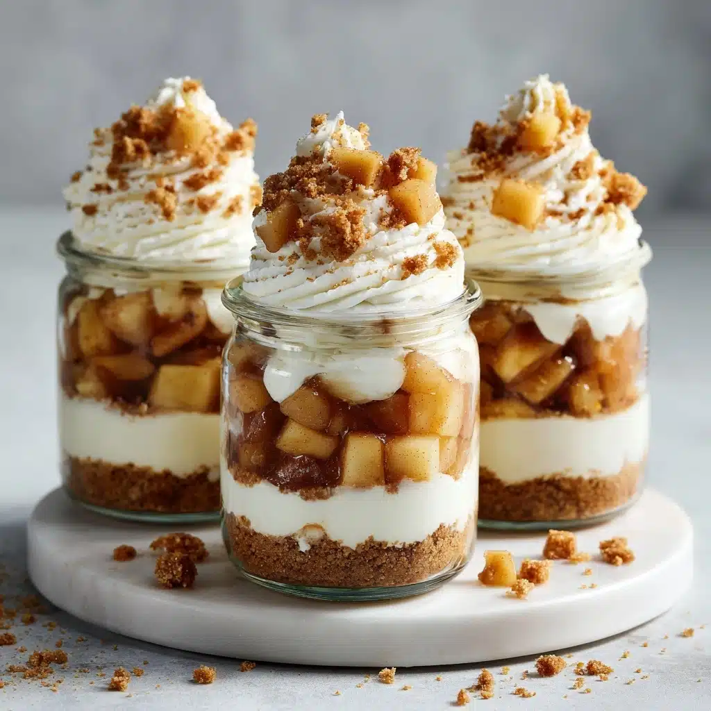 No-Bake Apple Cheesecake Jars Recipe - Recipe Image