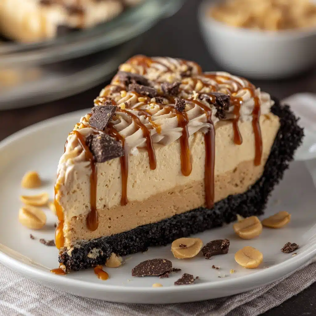 No Bake Cream Cheese Peanut Butter Pie Recipe