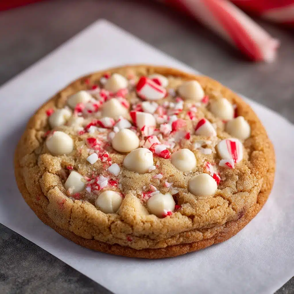 White Chocolate Candy Cane Cookies Recipe - Recipe Image