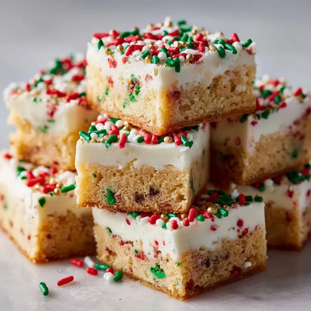 Christmas Sugar Cookie Bars Recipe
