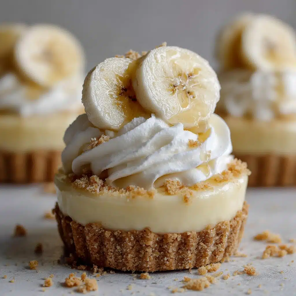 No-Bake Mini Banana Cream Pies Recipe - Recipe Image
