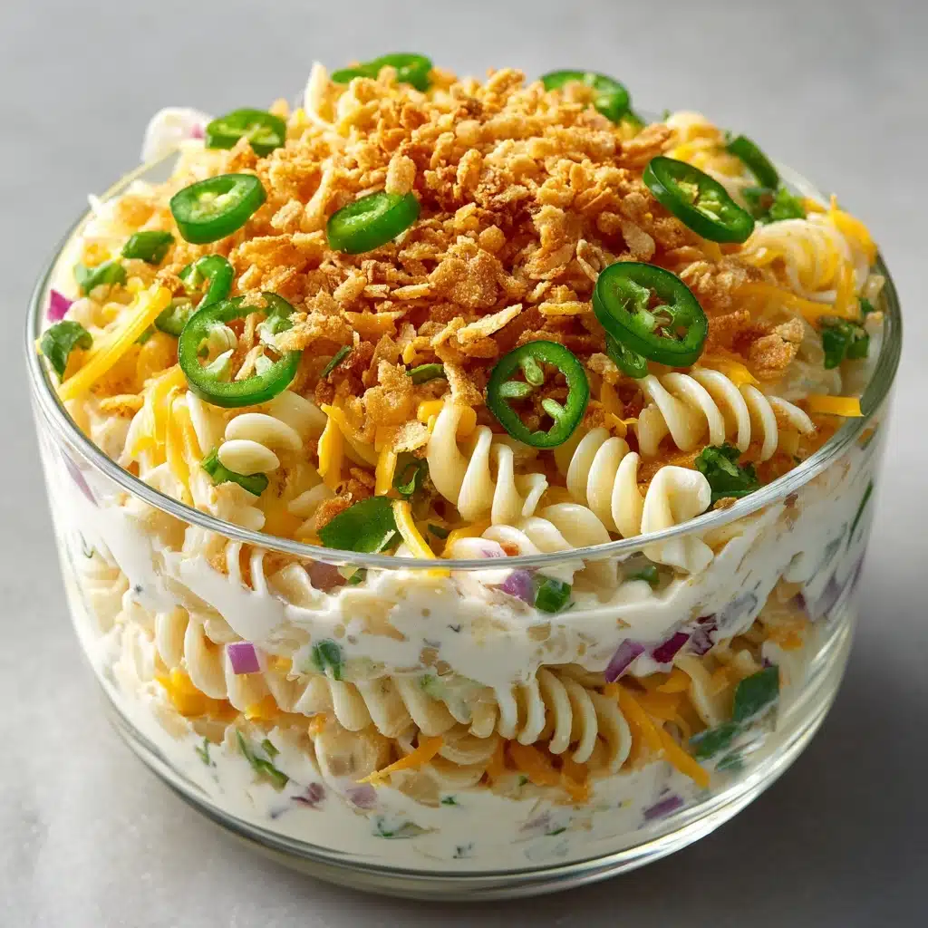 Cheesy Jalapeño Popper Pasta Salad Recipe