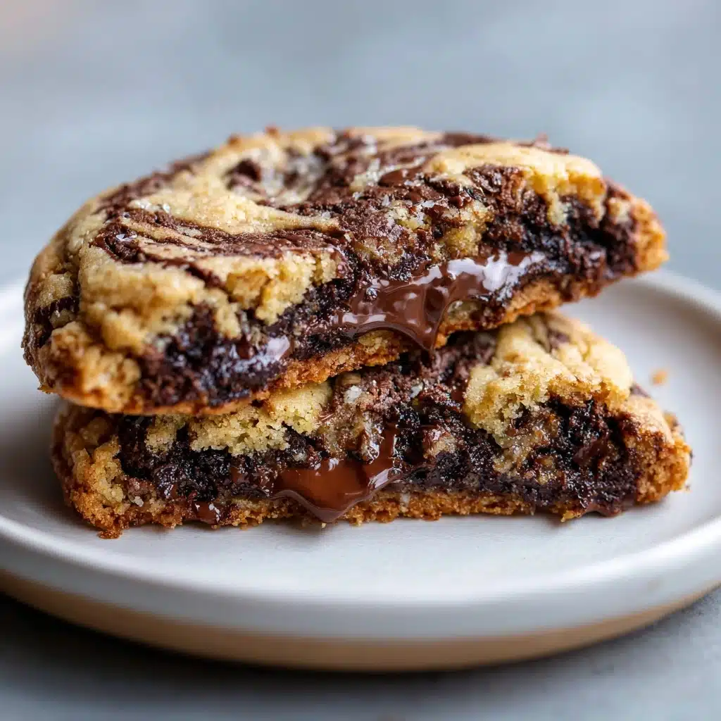 Peanut Butter Brownie Swirl Cookies Recipe - Recipe Image