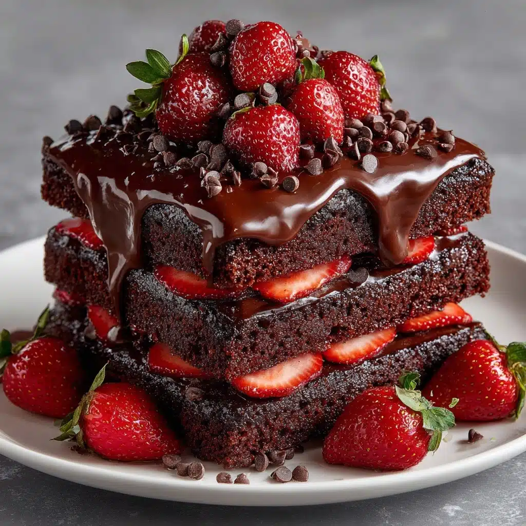 Chocolate Covered Strawberry Cake Recipe - Recipe Image