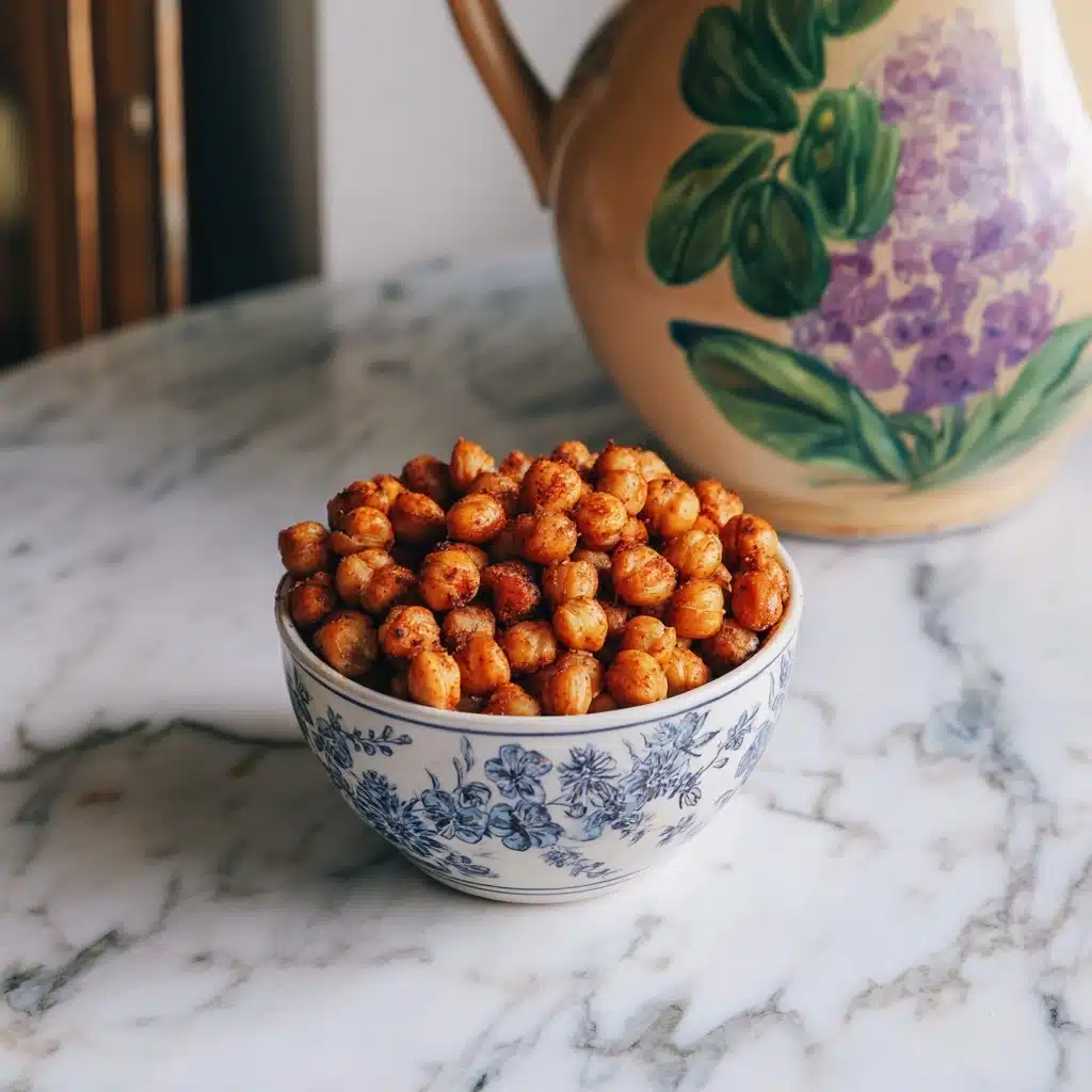 Crispy Curry Roasted Chickpeas for Delicious Healthy Snacks Recipe - Recipe Image
