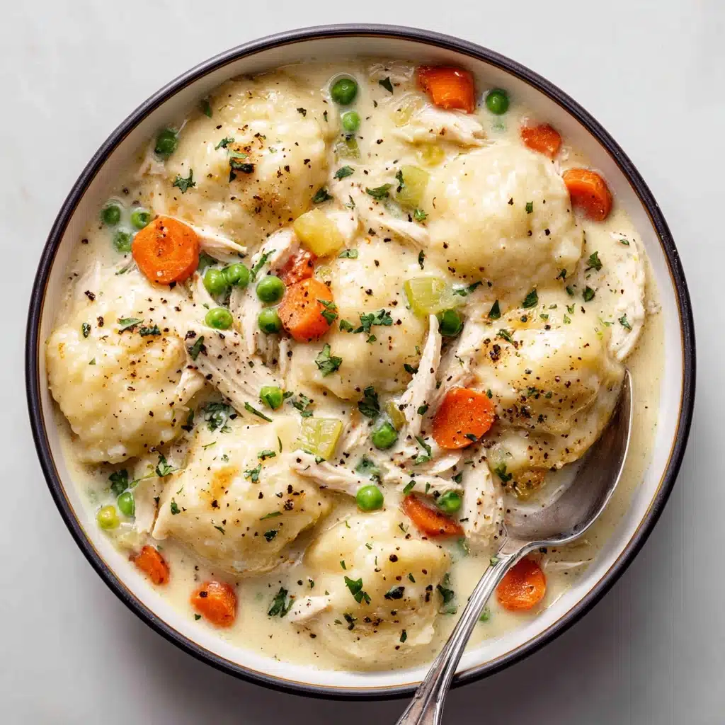 Chicken and Dumplings with Biscuits Recipe - Recipe Image